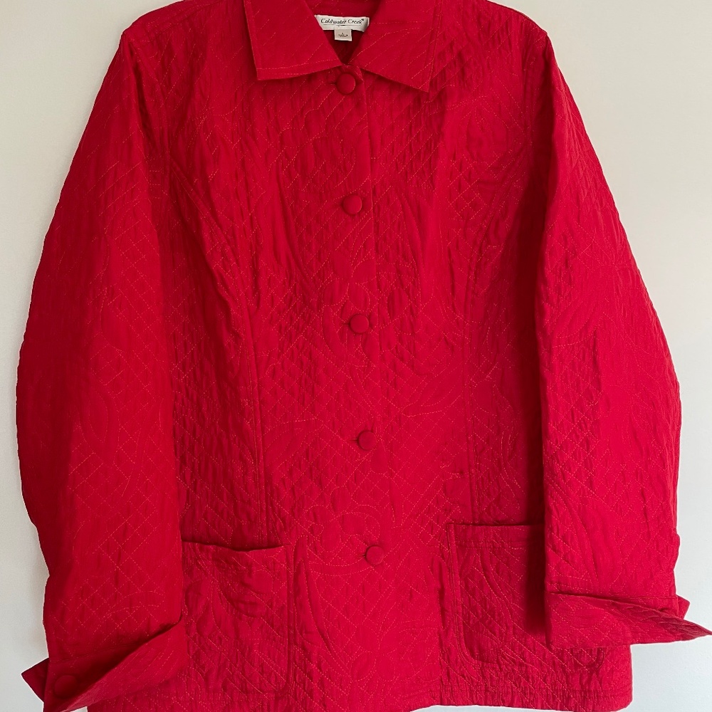 Coldwater Creek Silk Jacket
